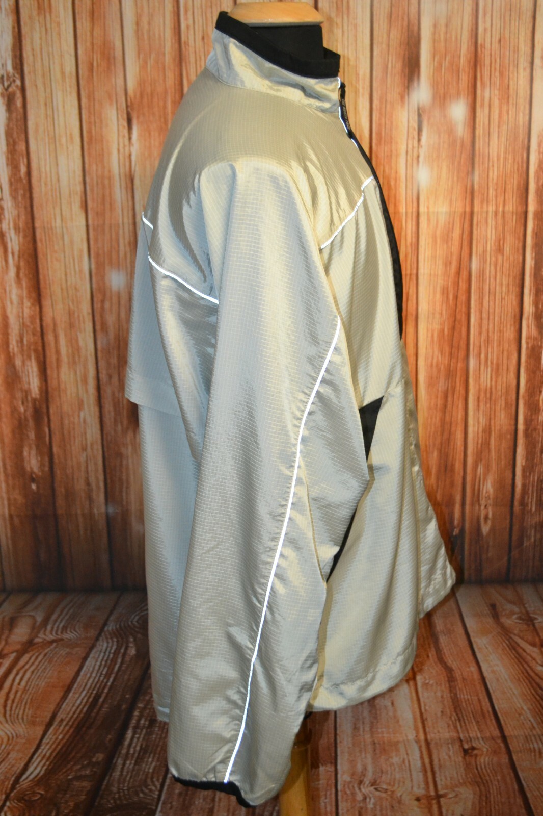 The North Face Men's Gray Nylon Blend 1/2 Zip Pullover Golf Jacket Sz XL thumbnail 7