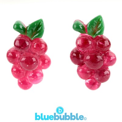 bluebubble FEELIN FRUITY Stud Earrings Funky Kitsch Cute Retro Kawaii Sweet Food