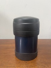 Thermos Vacuum Insulated Stainless Steel Food Jar Blue Black 10 oz