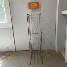 30&rsquo;s/40&rsquo;s COCA COLA 6-PACK RACK/HOLDER - ORANGE