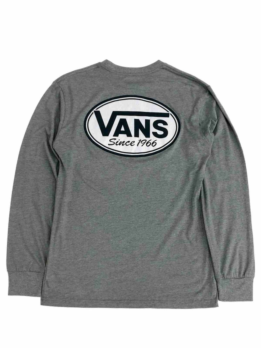 Mens Vans Since 1966 Gray Long Sleeve T-Shirt Small | eBay