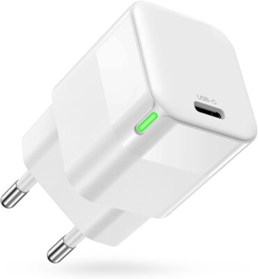 30W USB 3.1 Typ C Ladegerät Adapter für Telekom T Phone 3 Strom Stecker WEIß