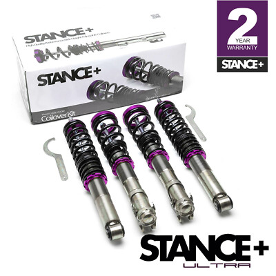 Stance+ Ultra Coilovers Suspension Kit VW Polo Mk3 (6N2) Saloon (All Engines)