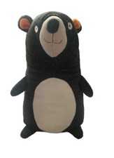 Pillowfort Bear Woodland Forest Plush Pillow Stuffed Black Gray Target 15.5
