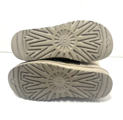 Rare UGG Classic Gold Glitter Patchwork Pull On Sherling Lined