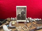 CDV Civil War Gen. George McClellan & Wife Antique Photo Original Vintage