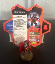 Heroscape Custom Card  Figure / Big Barda / DC Superhero