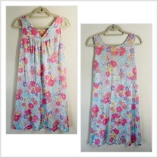 Vintage Lightweight Floral V-Neck Sleeveless Nightgown