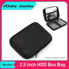 UnionSine Hard Disk Case Portable HDD Protection Bag for External 2.5 Inch Hard