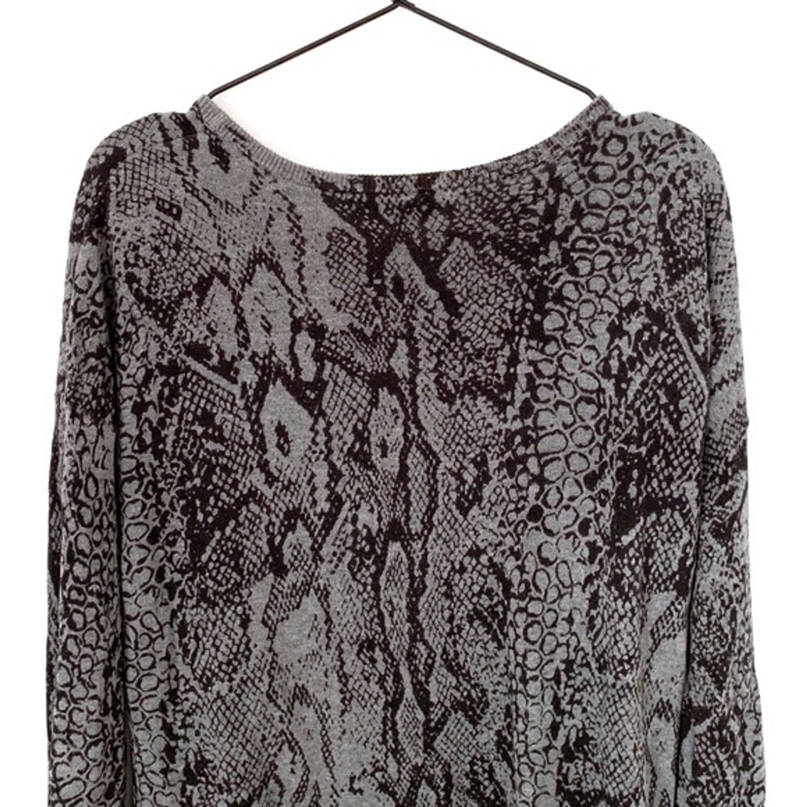 BCBGMaxAzria Python Print Crew Neck Sweater - image 6