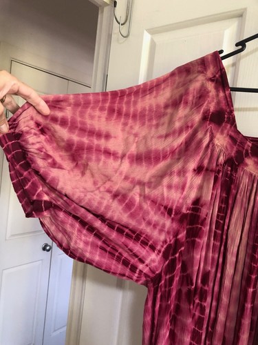 Tree Of Life Long Red Tie Dye Long Maxi Dress - Free Love Size NEW π» - Picture 7 of 9