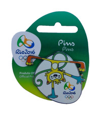 OFFICIAL RIO 2016 OLYMPIC VINICIUS MASCOT PIN...