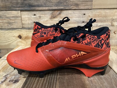 Nike Alpha Menace Pro 4 NRG Orange Football Cleats FQ3984  display picture 1