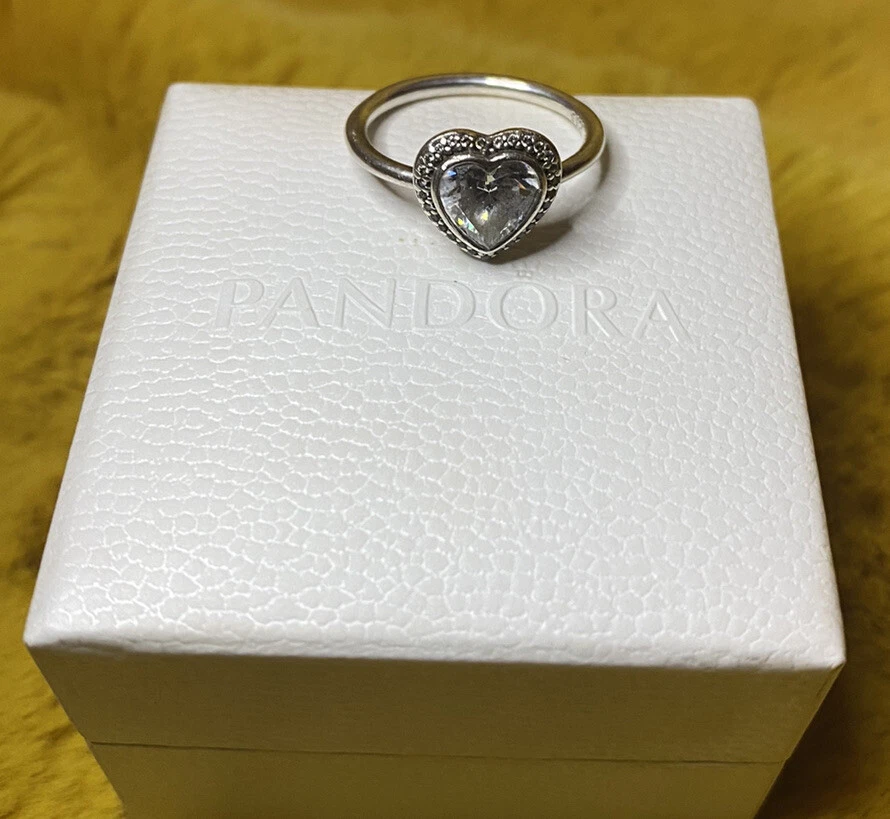 S925 ale 52 heart best sale ring