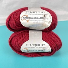 Australian Alpaca Barn - Two 50g Balls - 80 Baby Alpaca 20 Merino Wool