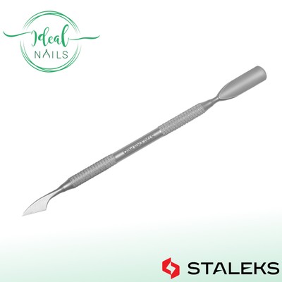 Edelstahl-Doppelinstrument STALEKS SMART PS-51/2 Pusher mit gerader Kante/Beil