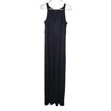 Ann Taylor Dress Womens XS Maxi Sleeveless Black