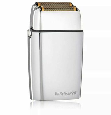 BaByliss Pro FX02 Double Foil Shaver Silver Cord/Cordless Metal