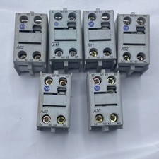 ALLEN BRADLEY 100-F SER B AUXILIARY CONTACT BLOCK A600 Q600 LOT OF 6 ⭐