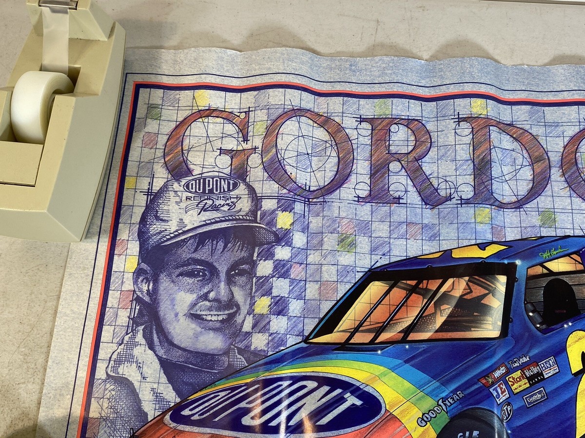 NASCAR DuPont Jeff Gordon 1992 Atlanta Motor Speedway Poster