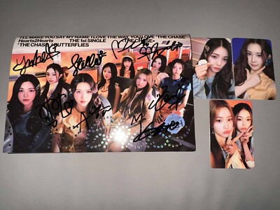 With pob) HEARTS2HEARTS OFFICIAL AUTOGRAPH SIGNED THE CHASE ALBUM