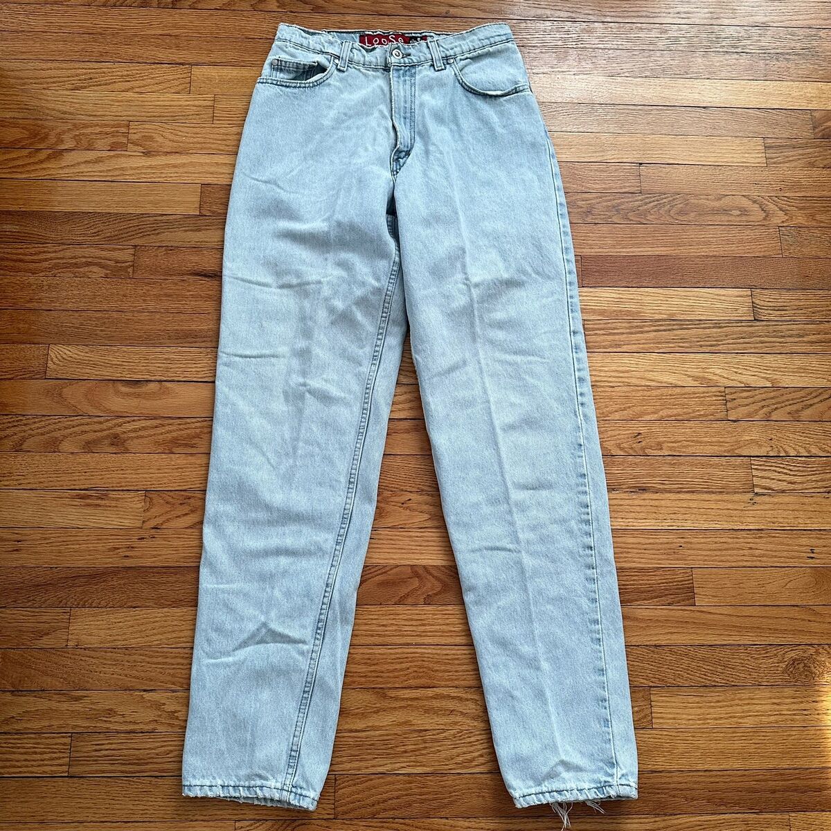Vintage 90s Levi's Silvertab Blue Loose Baggy Denim Jeans Vintage 90s Levi's Silvertab Blue Loose Baggy Denim Jeans