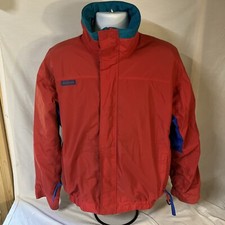 Vtg 90s Columbia Mens Bugaboo Jacket Radial Sleeve Medium Colorblock Shell Only