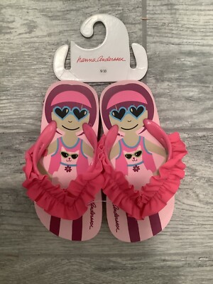New! Hanna Andersson Flip Flops  Size 9/10 (Summer Shoes, Sandals, Slippers)