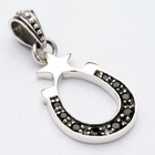 Horseshoe Sterling Silver Pendant