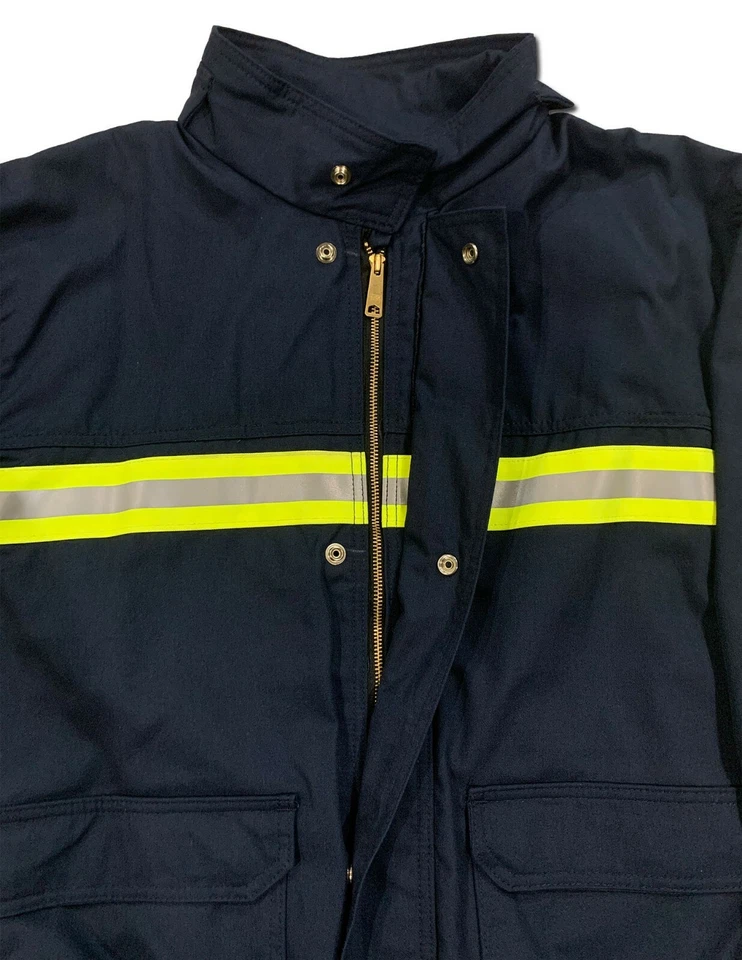 Red Kap Bomber Jacket Hi Vis Heavyweight Reflective Enhanced Vis Work Uniform - Image 3 of 4