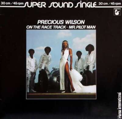 Precious Wilson On The Race Track / Mr. Pilot Man 12'' Vinyl Schallplatte 016
