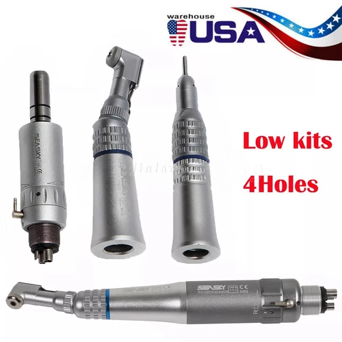 Dental Slow Low Speed Contra Angle /Straight Handpiece /Air Motor 2/4Hole E-type - Picture 18 of 165