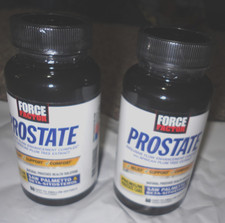 LOT Of 2 FORCE FACTOR PROSTATE 60 SOFTGELS 12...