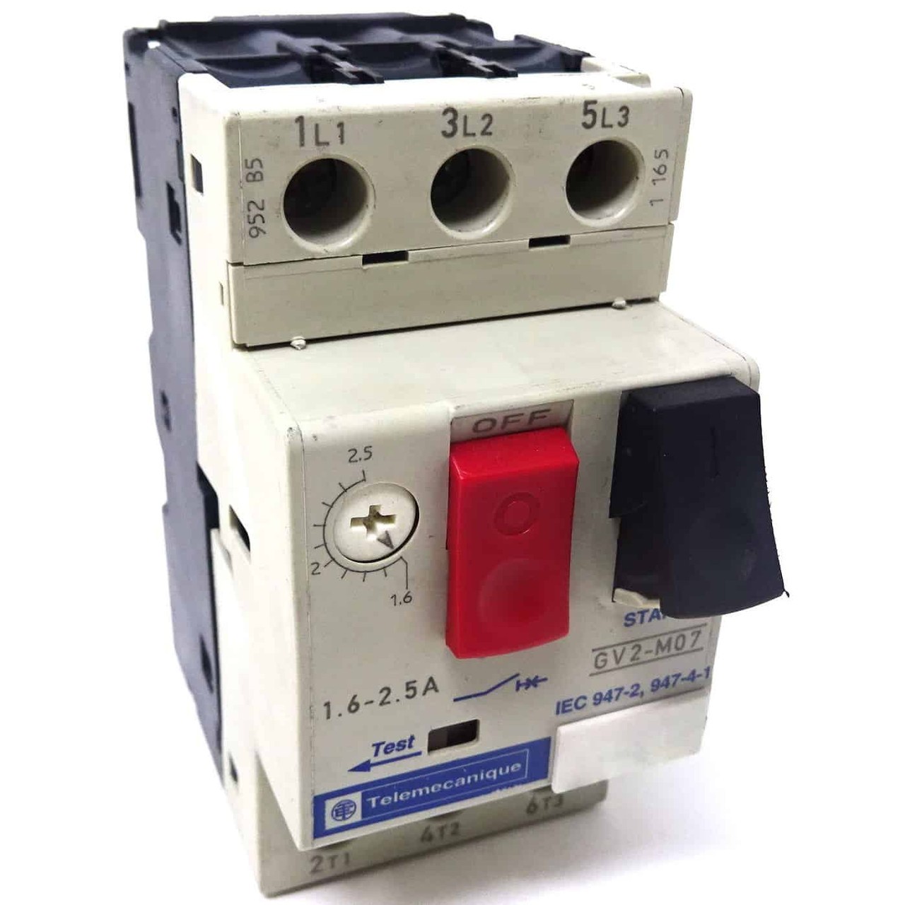 Motor circuit Breaker 021086 Telemecanique 1.6-2.5A GV2-M07 *Used*