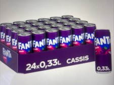 Konkursmasse 24x330ml Fanta Cassis  Dosen MHD 4-26 Pfand 6€ Gratis