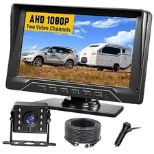 RV Backup Camera Plug and Play, 7'' Backup Camera for Truck Trailer, 1 CAMERA