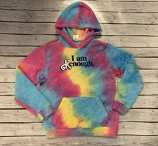 Barbie The Movie I Am Kenough Sherpa Hoodie Women’s Small Tie Dye Pullover 2023