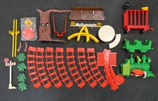 Vintage McDonald's Restaurant 1976 Remco McDonaldland Playset Wind-Up Train Set