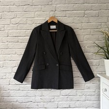 Dark Grey Oversized Blazer Size Uk 4