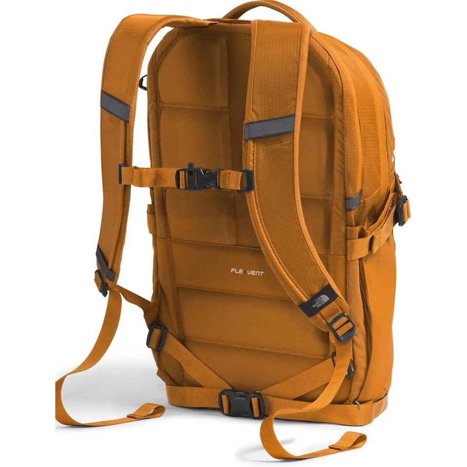 Mochila The North Face Recon laranja laptop ao ar livre viagem caminhada bolsa escolar - Imagem 3 de 4