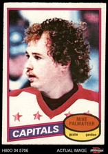 1980 O-Pee-Chee #95 Mike Palmateer Capitals-Hockey 6 - EX/MT
