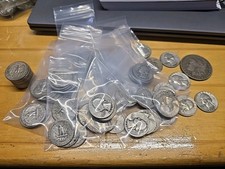 $1 Face Value 90% Silver Coins, Quarters,