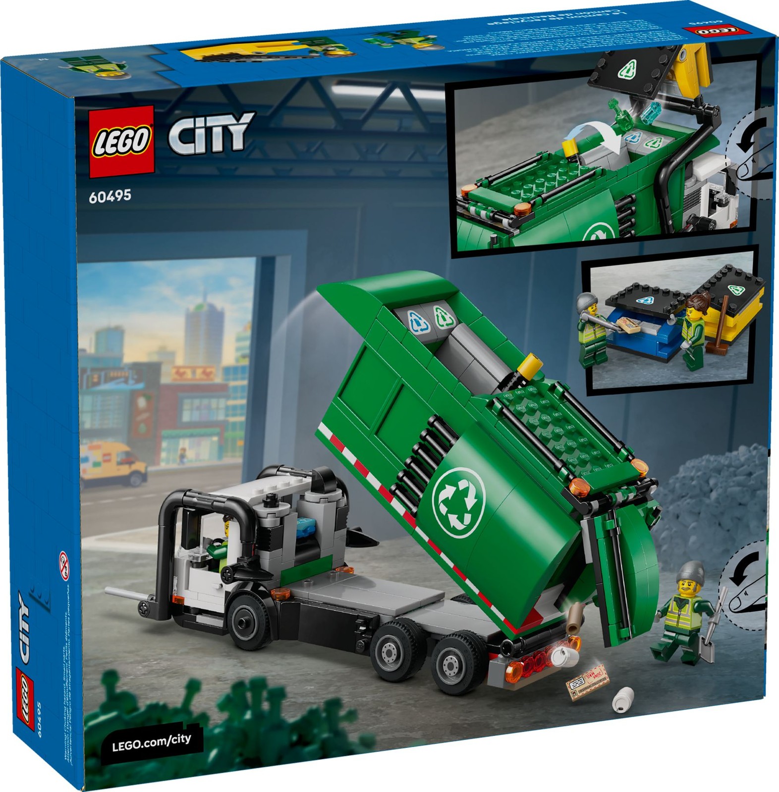 LEGO City 60495 Camion Riciclato - Nuovo e Imballato foto 6
