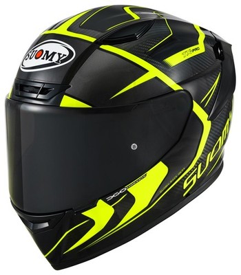 Suomy TX-Pro Carbon Advance Motorradhelb B-Ware (Schwarz/Carbon/Gelb) Gr: M (57)