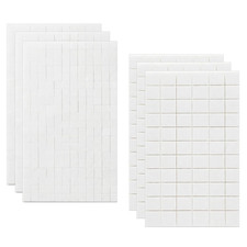 Foam Adhesive Squares,6 Sheets Pre-Cut 3D Foam Mounting Squares,990 Pcs Total Do