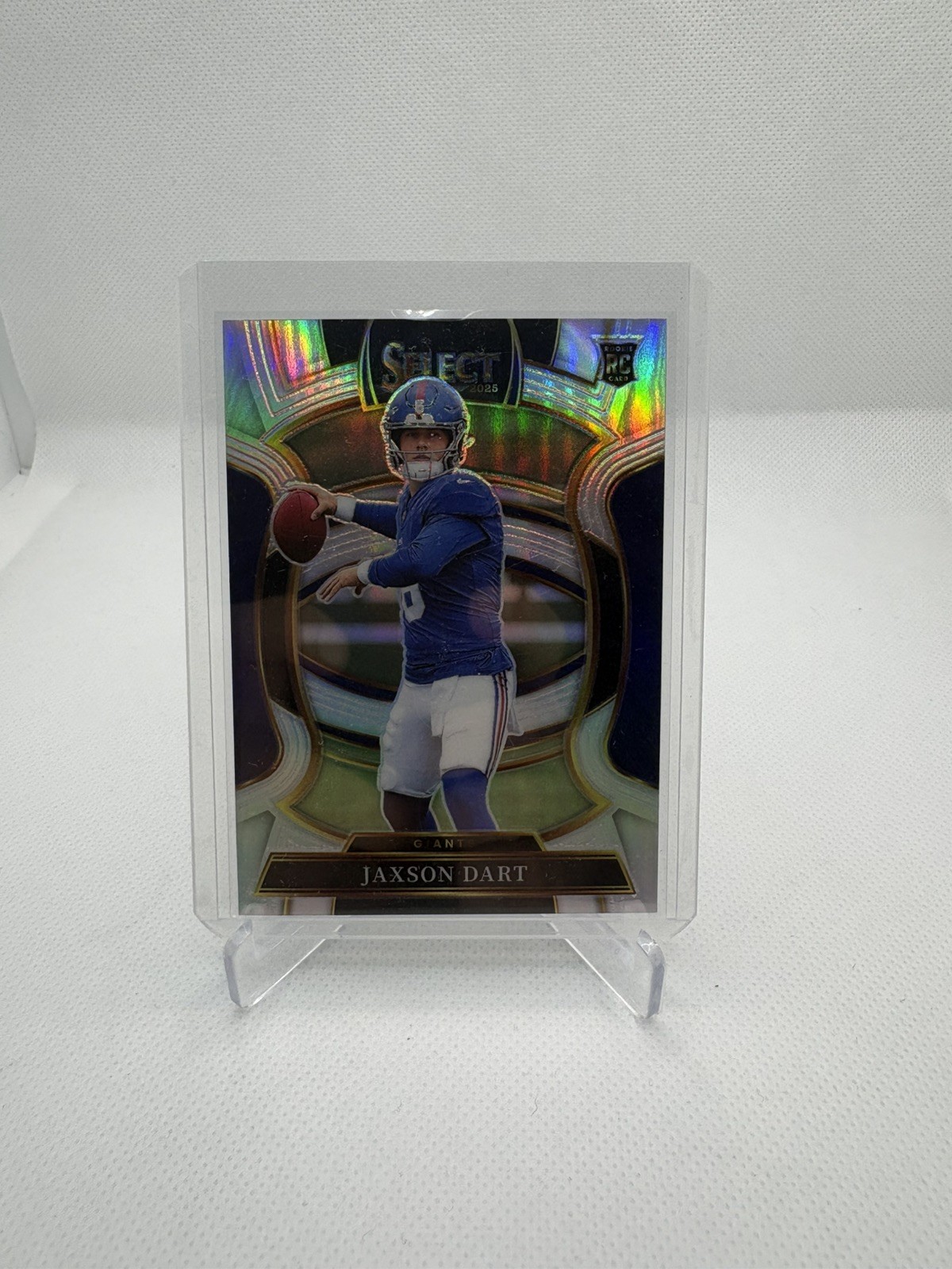 2025 Panini Select Jaxson Dart Concourse Level Silver Prizm NY Giants RC #93