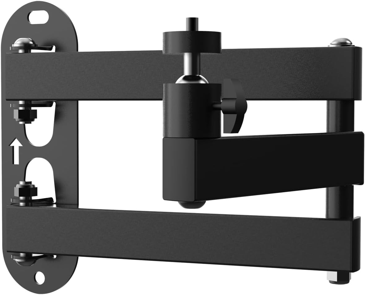 Universal Projector Wall Mount - 360&deg; Rotation & Adjustable Tilt, Fits 1/4" S...