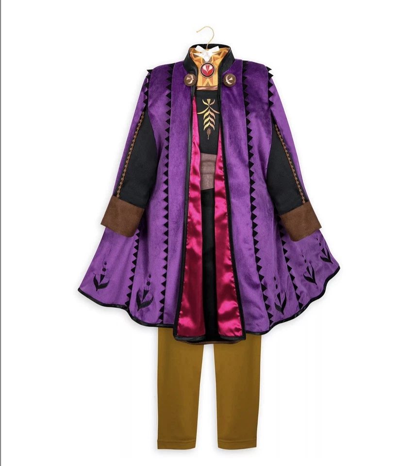 Nuevo Vestido de Viaje Disney Store Frozen 2 Anna De Lujo Niñas Talla 4 ¡NUEVO CON ETIQUETAS! Disfraz Foto 2 de 4