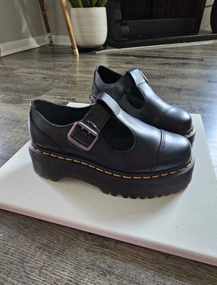 Dr. Martens Womans Shoes Bethan Mary Janes Black Platform  EU 37 UK 4 US 6 New 