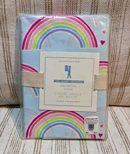 Pottery Barn Kids Organic Cotton Rainbow Standard Pillow Sham 20x26 Envelope
